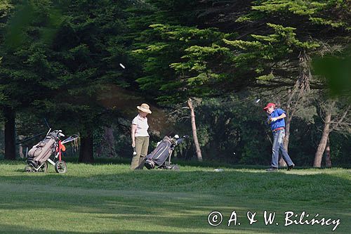 Pole golfowe w Port la Foret / Fouesnant, Finistere, Bretania, Francja,