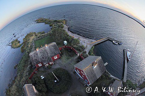 Garpen, widok z latarni morskiej, Kalmarsund, Szwecja