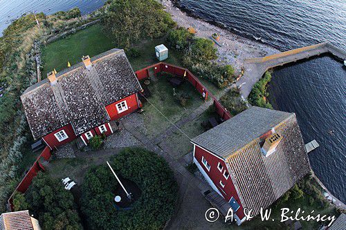 Garpen,widok z latarni, Kalmarsund, Szwecja