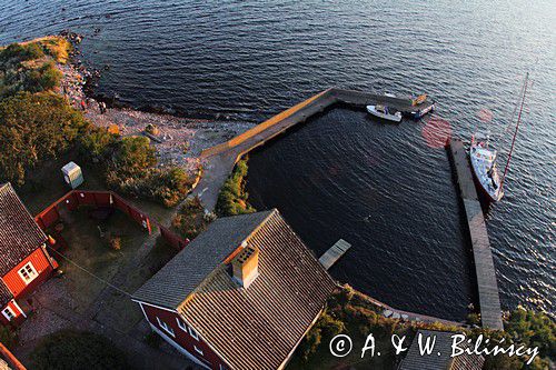 Garpen,widok z latarni, Kalmarsund, Szwecja