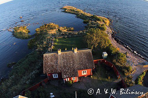 Garpen,widok z latarni, Kalmarsund, Szwecja
