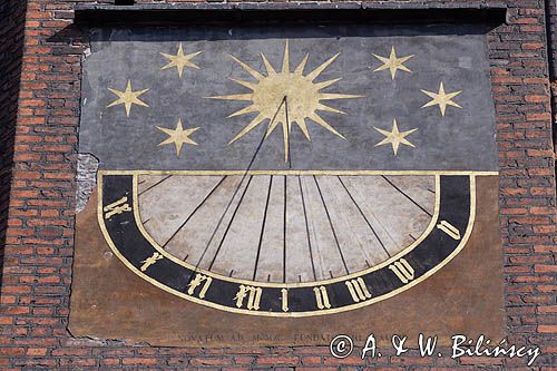 Gdańsk, zegar na kościele Mariackim