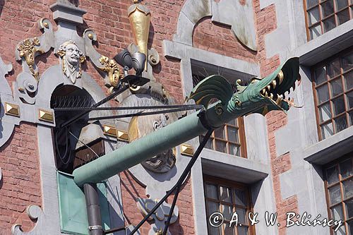 Gdańsk, kamienica na rogu Piwnej i Tkackiej, fragment