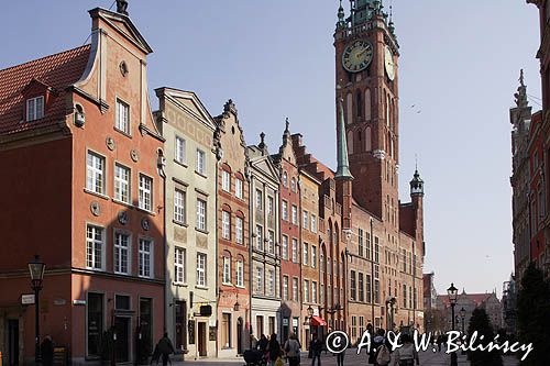 Gdańsk, ulica Długa i Ratusz