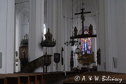 Gdańsk Bazylika Mariacka wnętrze kościół Mariacki &#169; Gdańsk Bazylika Mariacka wnętrze kościół Mariacki