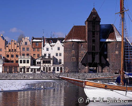 Gdańsk, żuraw nad Motławą