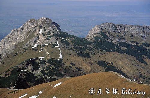 Giewont, widok z Kopy Kondrackiej, Tatry