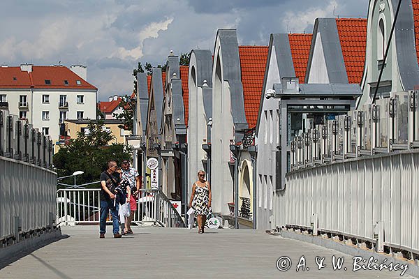 Giżycko, Pasaż Portowy i most na molo