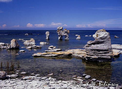 na wyspie Faro koło wyspy Gotland, Szwecja