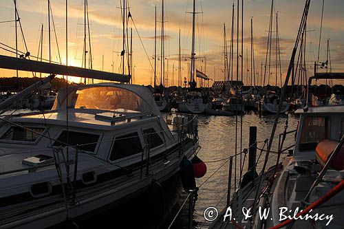 Marina, port jachtowy w Grenaa, Jutlandia, Kattegat, Dania