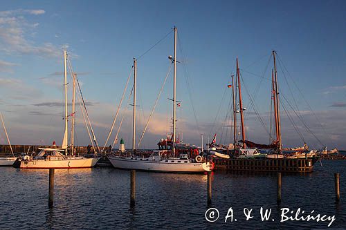 Marina, port jachtowy w Grenaa, Jutlandia, Kattegat, Dania