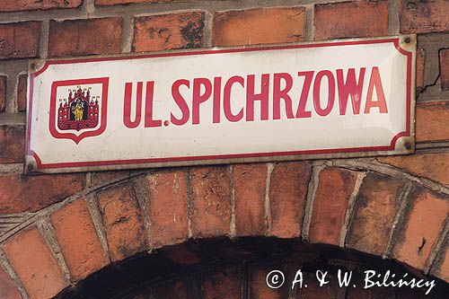 Grudziądz, ulica Spichrzowa
