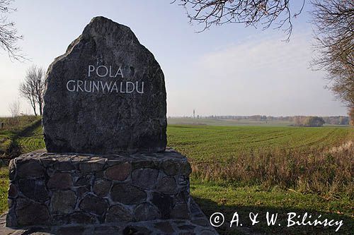 Grunwald, pole bitwy, pomnik, Mazury