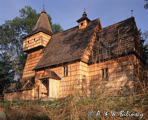 zabytkowy drewniany Kościół w Grywałdzie XV/XVI wiek, Gorce