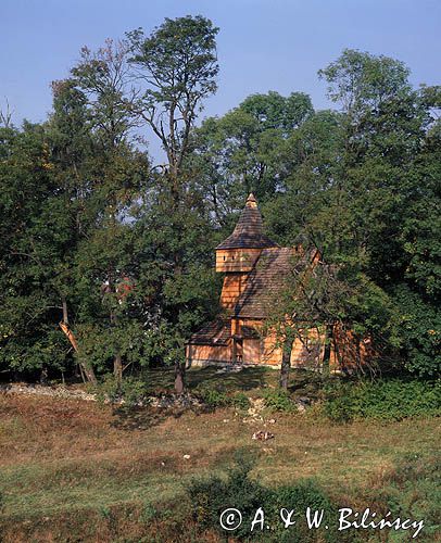 zabytkowy drewniany Kościół w Grywałdzie XV/XVI wiek, Gorce