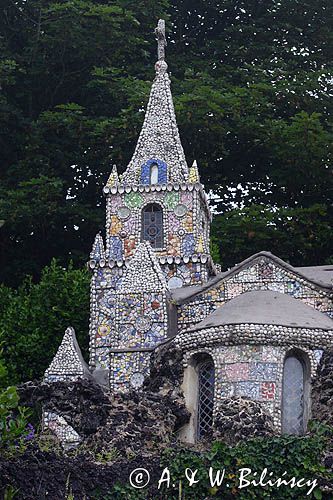 kaplica Little Chapel, na wyspie Guernsey, Channel Islands, Anglia, Wyspy Normandzkie, Kanał La Manche