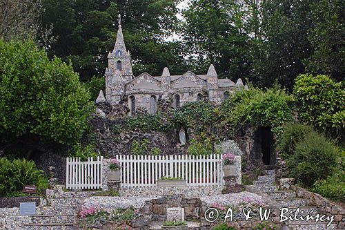 kaplica Little Chapel, na wyspie Guernsey, Channel Islands, Anglia, Wyspy Normandzkie, Kanał La Manche