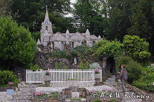 kaplica Little Chapel, na wyspie Guernsey, Channel Islands, Anglia, Wyspy Normandzkie, Kanał La Manche