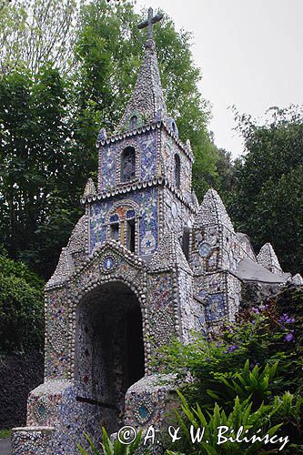 kaplica Little Chapel, na wyspie Guernsey, Channel Islands, Anglia, Wyspy Normandzkie, Kanał La Manche