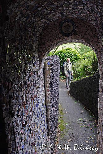 kaplica Little Chapel, wnętrze, na wyspie Guernsey, Channel Islands, Anglia, Wyspy Normandzkie, Kanał La Manche