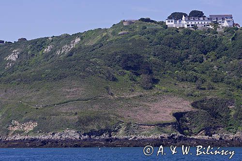 wybrzeże wyspy Guernsey, Channel Islands, Anglia, Wyspy Normandzkie, Kanał La Manche