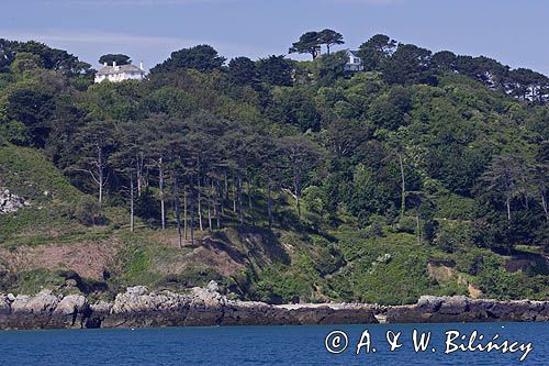 wybrzeże wyspy Guernsey, Channel Islands, Anglia, Wyspy Normandzkie, Kanał La Manche