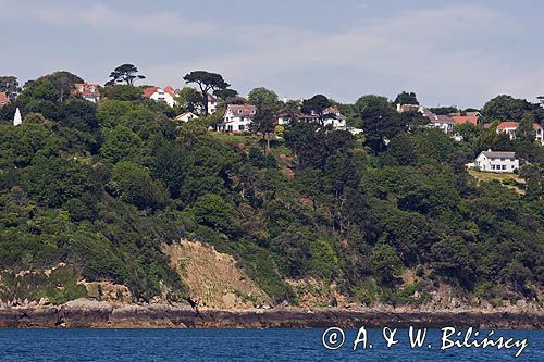 wybrzeże wyspy Guernsey, Channel Islands, Anglia, Wyspy Normandzkie, Kanał La Manche