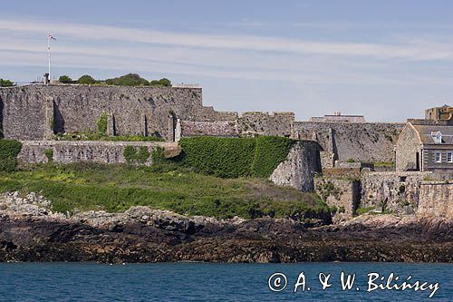 Castle Cornet, St. Peter Port, wyspa Guernsey, Channel Islands, Anglia, Wyspy Normandzkie, Kanał La Manche
