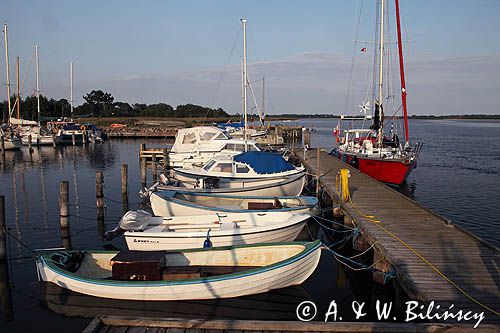 Port w Hadsund, Mariager Fjord, Jutlandia, Dania