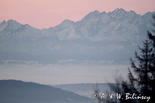 Widok na Tatry z Hali Krupowej fot A&W Bilińscy