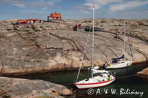 Hallo, Hallö Losthamn. Szwecja Zachodnia, Skagerrak, Bohuslän