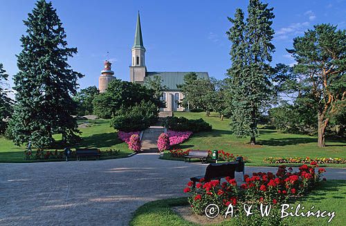 Hanko kościółi park, Finlandia