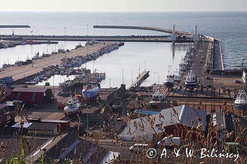 Port w Hanstholm, Morze Północne, Jutlandia, Dania