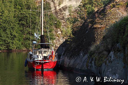 Zatoka Paradisbukta na wyspie Haoya, H&#229;&#248;ya, Południowa Norwegia, Skagerrak