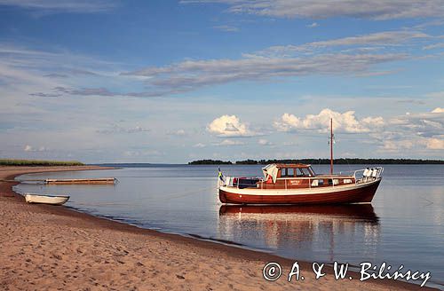 kotwicowisko przy północno-wschodnim krańcu wyspy Haparanda Sandskar, Norra udde, Park Narodowy, Szwecja, Zatoka Botnicka