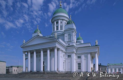 Helsinki, katedra Tuomiokirkko, Finlandia