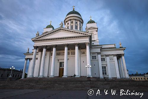 Helsinki, Katedra, Helsingin tuomiokirkko, Zatoka Fińska, Finlandia