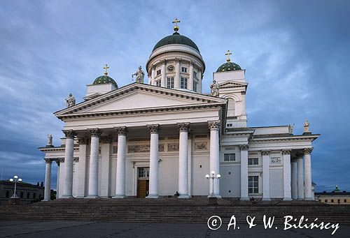 Helsinki, Katedra, Helsingin tuomiokirkko, Zatoka Fińska, Finlandia