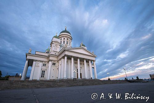 Helsinki, Katedra, Helsingin tuomiokirkko, Zatoka Fińska, Finlandia