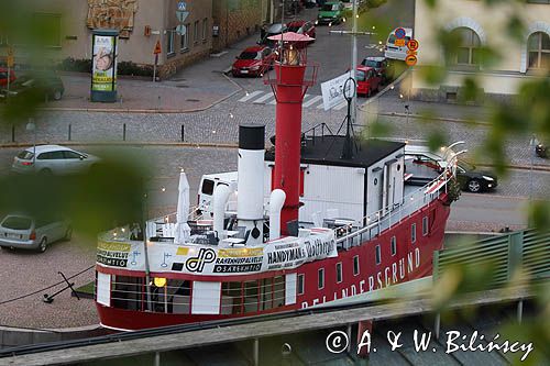 Helsinki, latarniowiec w centrum, Finlandia