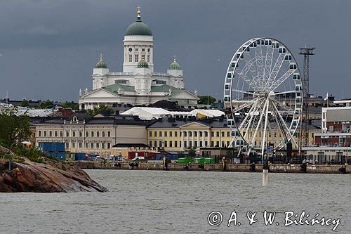 Helsinki, Katedra, Helsingin tuomiokirkko, Zatoka Fińska, Finlandia