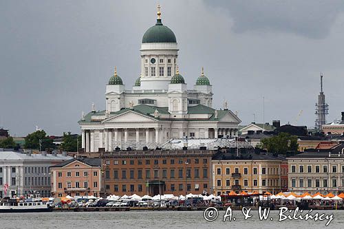 Helsinki, Katedra, Helsingin tuomiokirkko, Zatoka Fińska, Finlandia