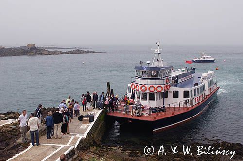 prom / z St Peter Port - Guernsey na wyspe Herm/ na wyspie Herm, Channel Islands, Anglia, Wyspy Normandzkie, Kanał La Manche