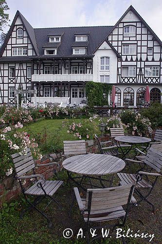 hotel w Kloster na wyspie Hiddensee, Mecklenburg-Vorpommern, Niemcy