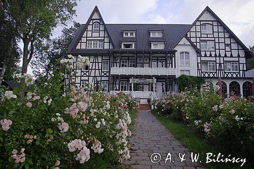 hotel w Kloster na wyspie Hiddensee, Mecklenburg-Vorpommern, Niemcy