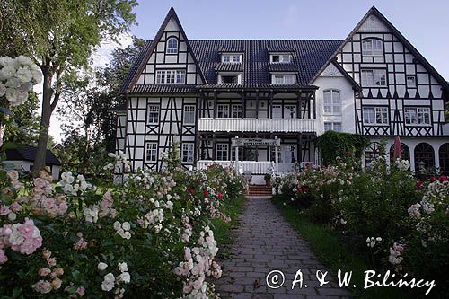 hotel w Kloster na wyspie Hiddensee, Mecklenburg-Vorpommern, Niemcy
