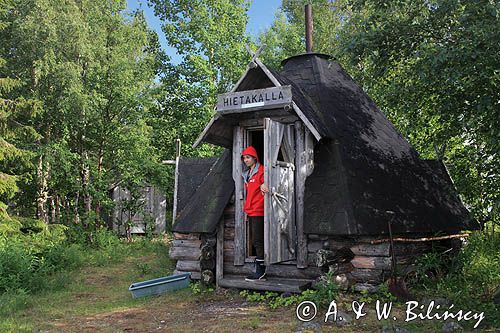 w chatce na wyspie Hietakalla, Finlandia, Zatoka Botnicka