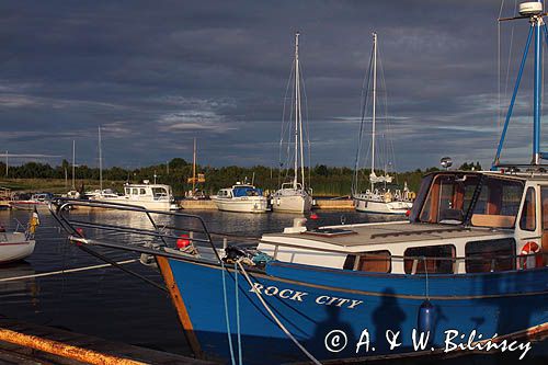 wyspa Hiuma, Hiiumaa, port jachtowy Orjaku, wysepka Kassari, Estonia Hiiumaa Island, Orjaku harbour, Kassari Island, Estonia