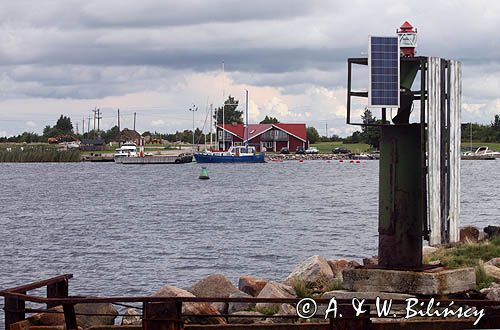 wyspa Hiuma, Hiiumaa, port jachtowy Orjaku, wysepka Kassari, Estonia Hiiumaa Island, Orjaku harbour, Kassari Island, Estonia