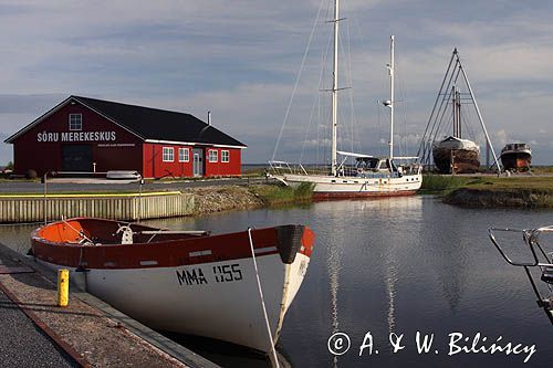 port Soru, wyspa Hiuma, Hiiumaa, Estonia Hiiumaa Island, Soru harbour, Estonia